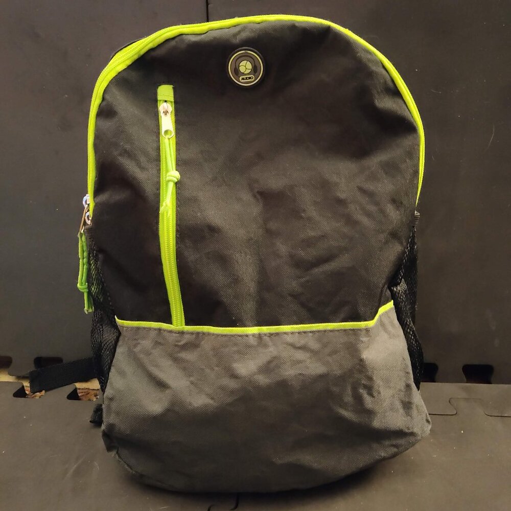 Neon Green and Black Backpack